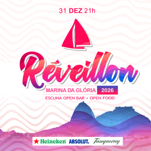 Réveillon Rio de Janeiro 2026 - Escuna OPEN BAR + OPEN FOOD